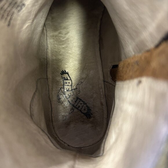 Freebird by Steven Sammi Ankle Strappy Brown Boots Booties Womens 8 - Picture 9 of 12